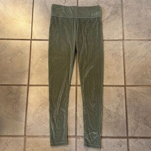 PINK Victoria’s Secret Women’s Small Velour Leggings Highwaist Embroidered Logo